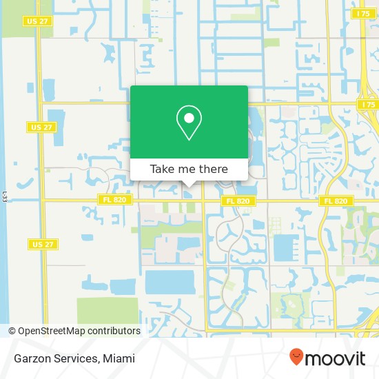 Garzon Services map