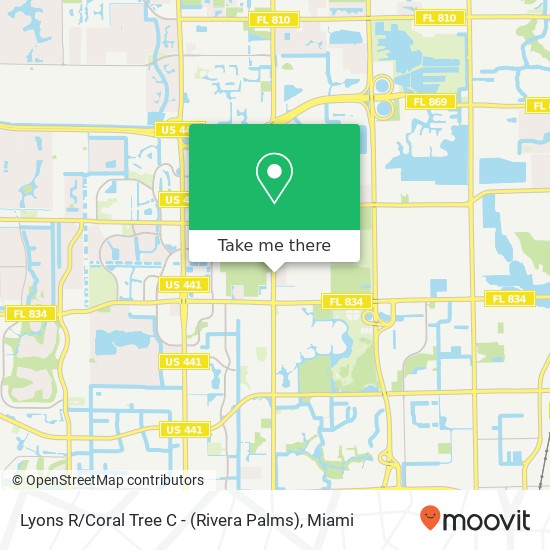 Lyons R / Coral Tree C - (Rivera Palms) map