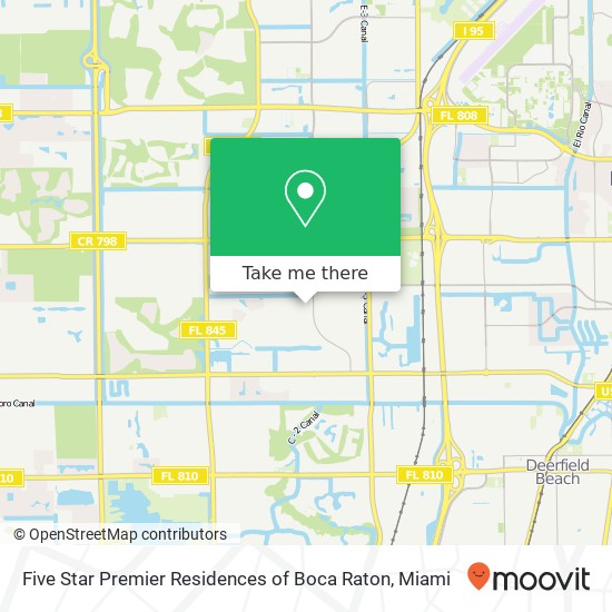 Five Star Premier Residences of Boca Raton map