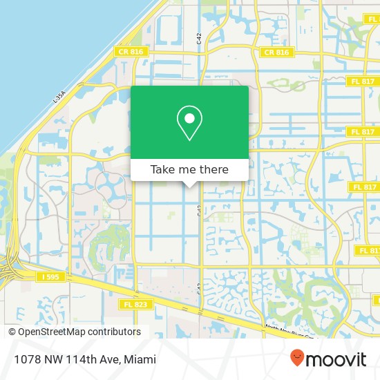 1078 NW 114th Ave map