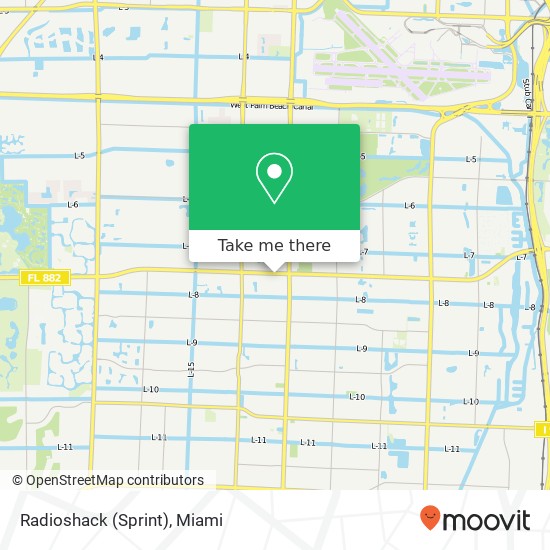 Mapa de Radioshack (Sprint)