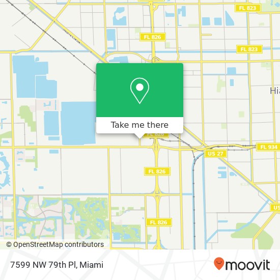 7599 NW 79th Pl map