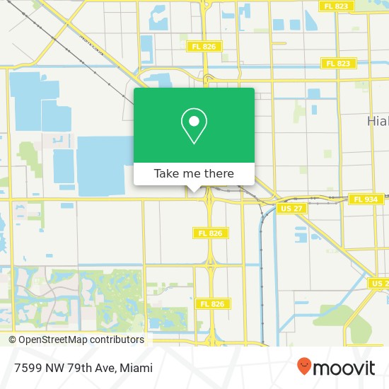 7599 NW 79th Ave map