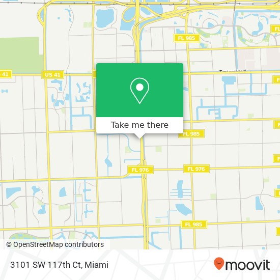 3101 SW 117th Ct map