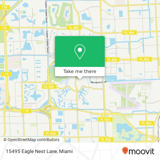 Mapa de 15495 Eagle Nest Lane