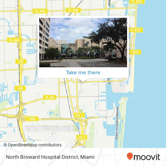 Mapa de North Broward Hospital District