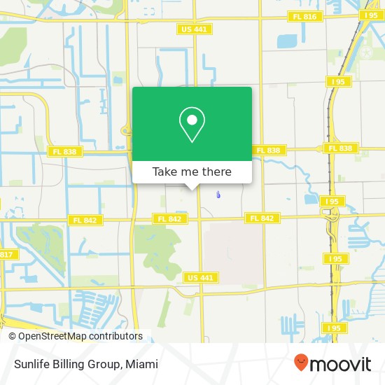 Mapa de Sunlife Billing Group