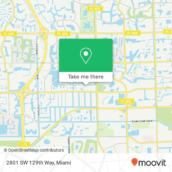 2801 SW 129th Way map