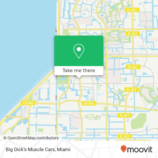 Big Dick's Muscle Cars map