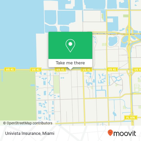 Mapa de Univista Insurance