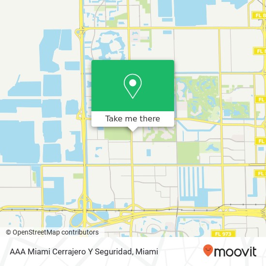 AAA Miami Cerrajero Y Seguridad map