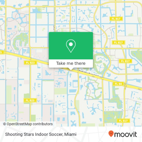 Mapa de Shooting Stars Indoor Soccer
