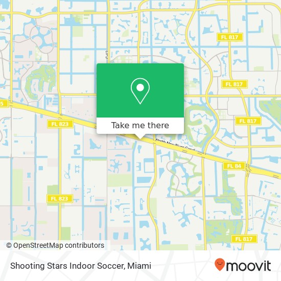 Shooting Stars Indoor Soccer map