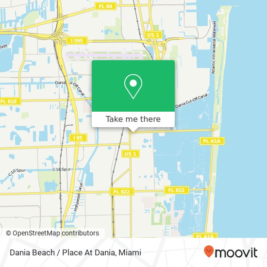 Dania Beach / Place At Dania map