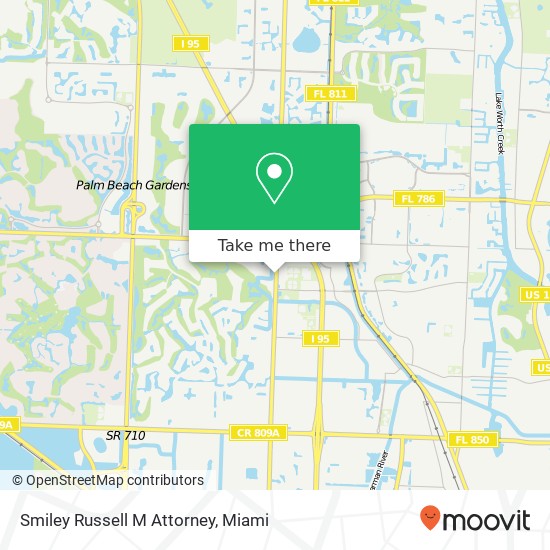 Smiley Russell M Attorney map