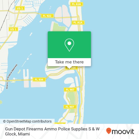 Gun Depot Firearms Ammo Police Supplies S & W Glock map