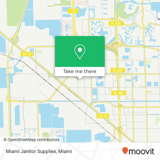 Miami Janitor Supplies map