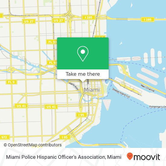 Miami Police Hispanic Officer's Association map