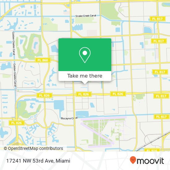 Mapa de 17241 NW 53rd Ave