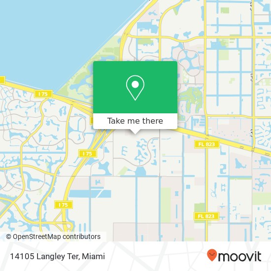 14105 Langley Ter map