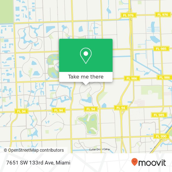 Mapa de 7651 SW 133rd Ave