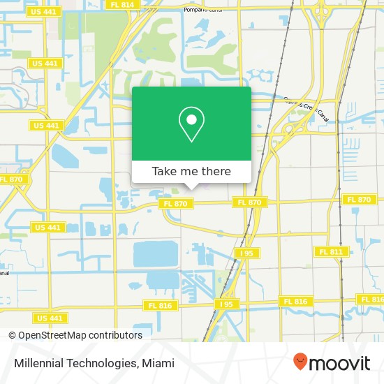 Millennial Technologies map