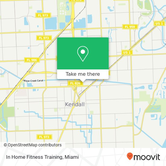 Mapa de In Home Fitness Training