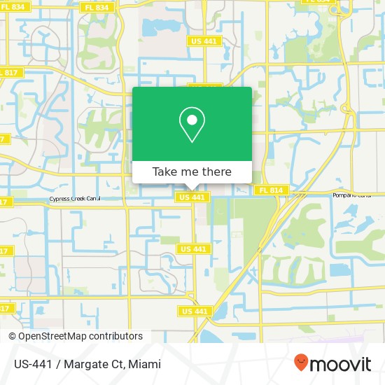 Mapa de US-441 / Margate Ct