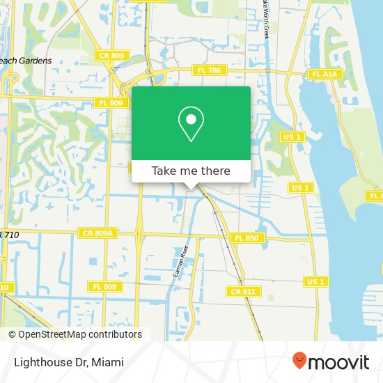 Lighthouse Dr map