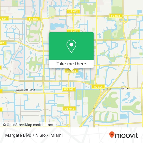 Margate Blvd / N SR-7 map