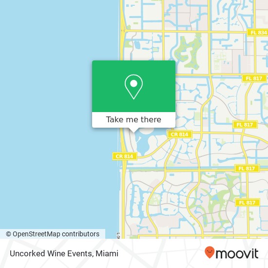 Mapa de Uncorked Wine Events