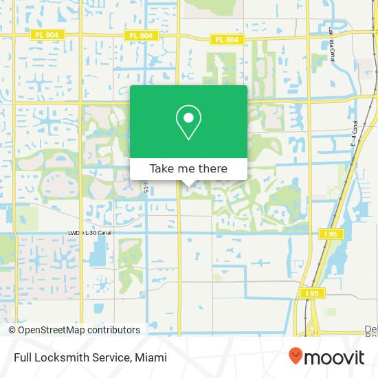 Full Locksmith Service map