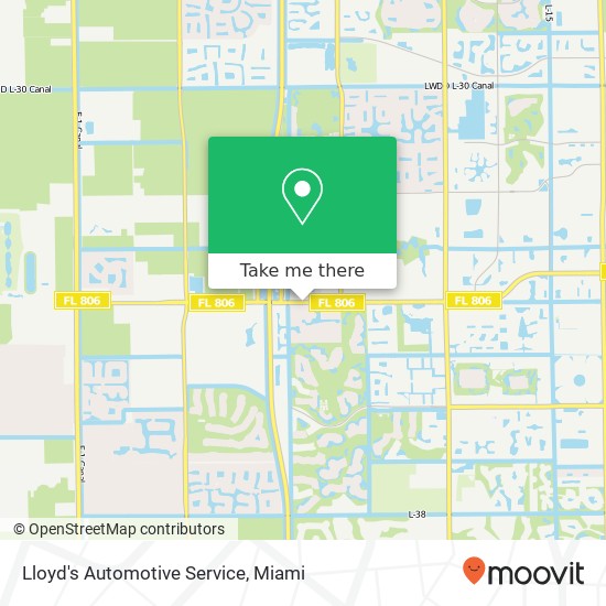 Mapa de Lloyd's Automotive Service