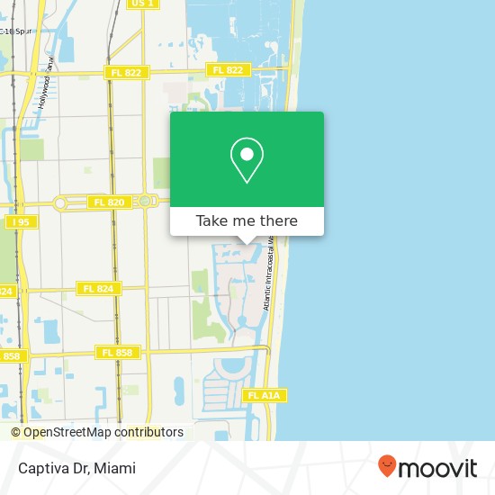 Captiva Dr map