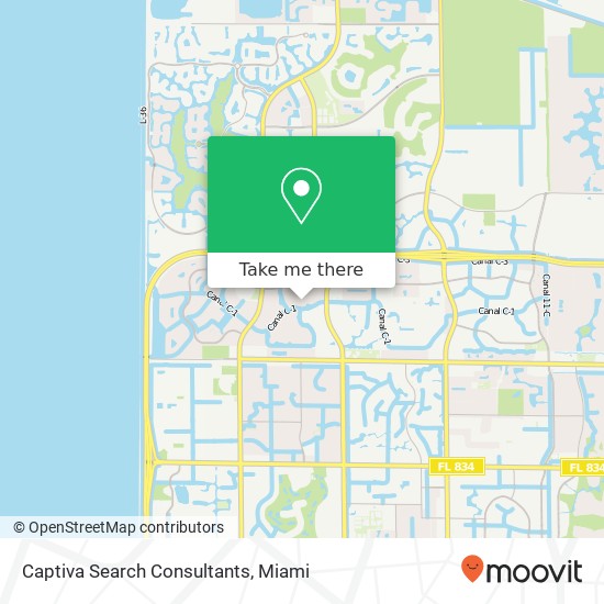 Captiva Search Consultants map