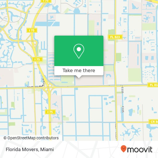 Florida Movers map