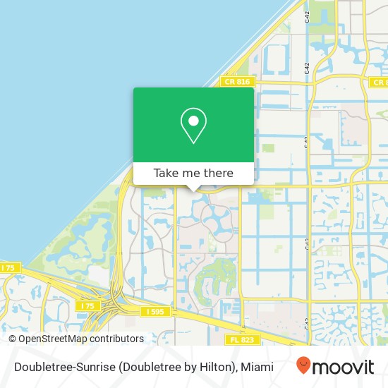 Doubletree-Sunrise (Doubletree by Hilton) map