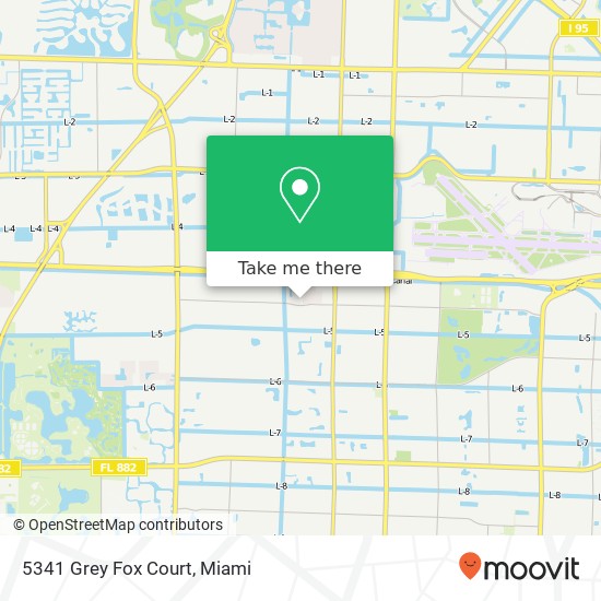 5341 Grey Fox Court map