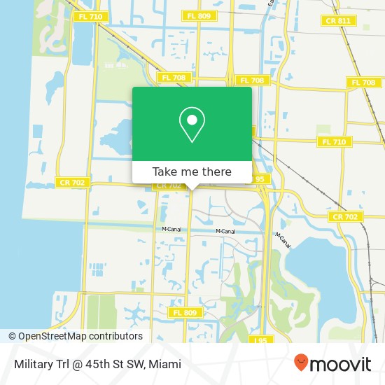 Mapa de Military Trl @ 45th St SW