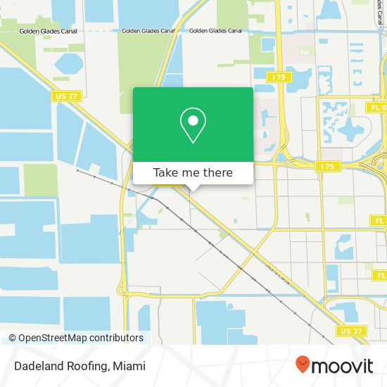 Mapa de Dadeland Roofing