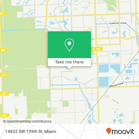 14832 SW 139th St map