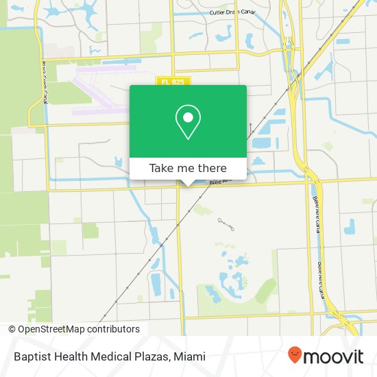 Mapa de Baptist Health Medical Plazas