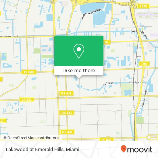 Mapa de Lakewood at Emerald Hills