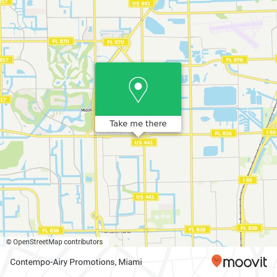 Contempo-Airy Promotions map