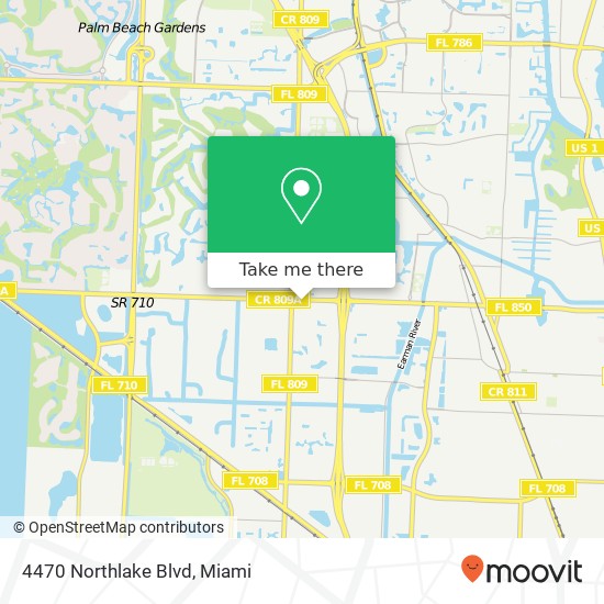 4470 Northlake Blvd map