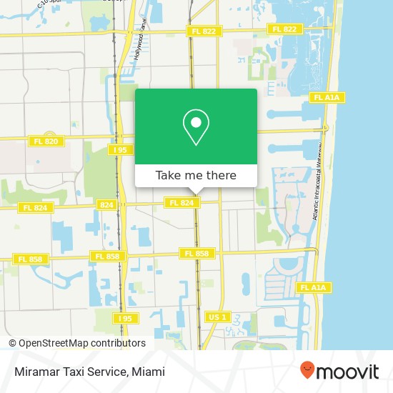 Miramar Taxi Service map