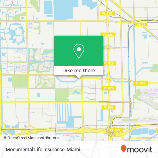 Monumental Life Insurance map