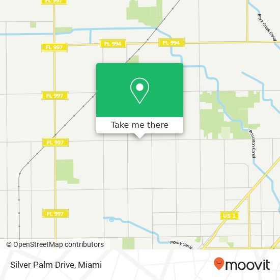 Silver Palm Drive map