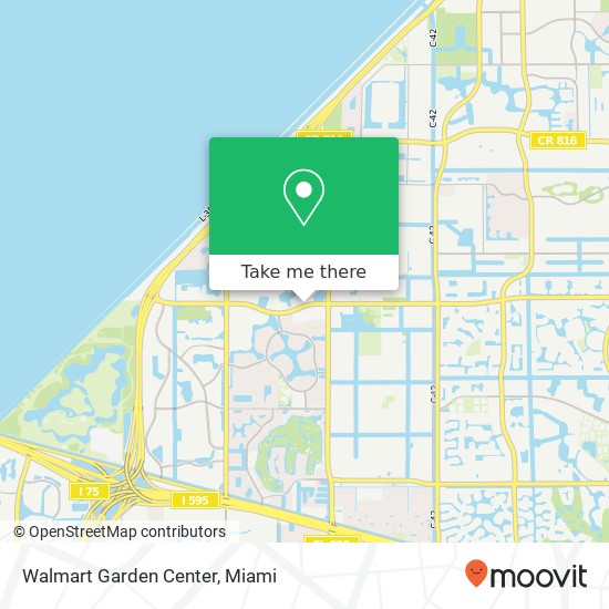 Walmart Garden Center map