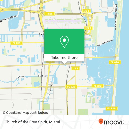 Church of the Free Spirit map